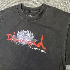 Diamond Supply Logo Graphic T-shirt Men Small Black Short Sleeve